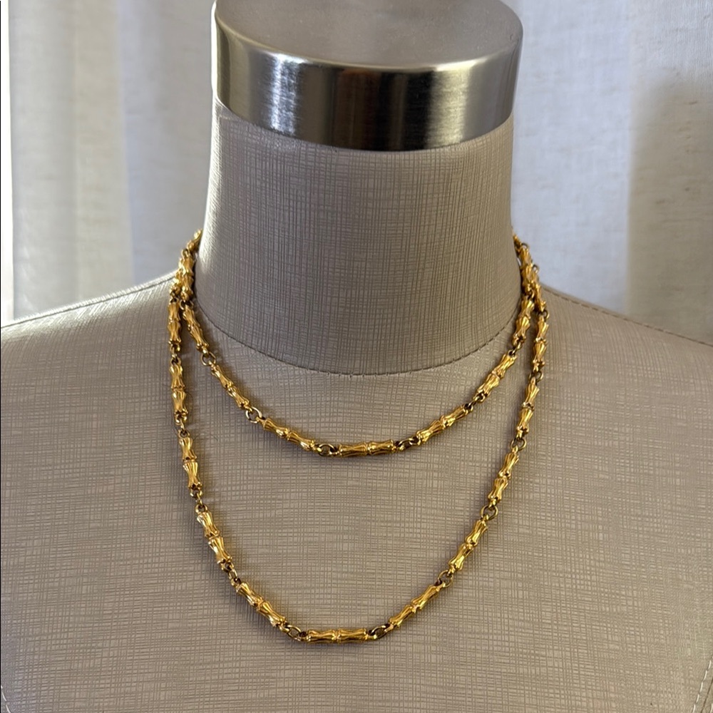 Elegant Gold-Tone Necklace Set